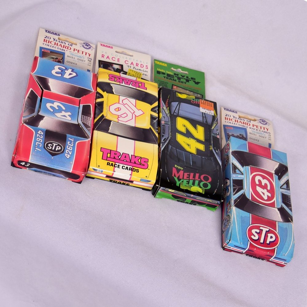 Traks Race Cards Team Sets Richard & Kyle Petty